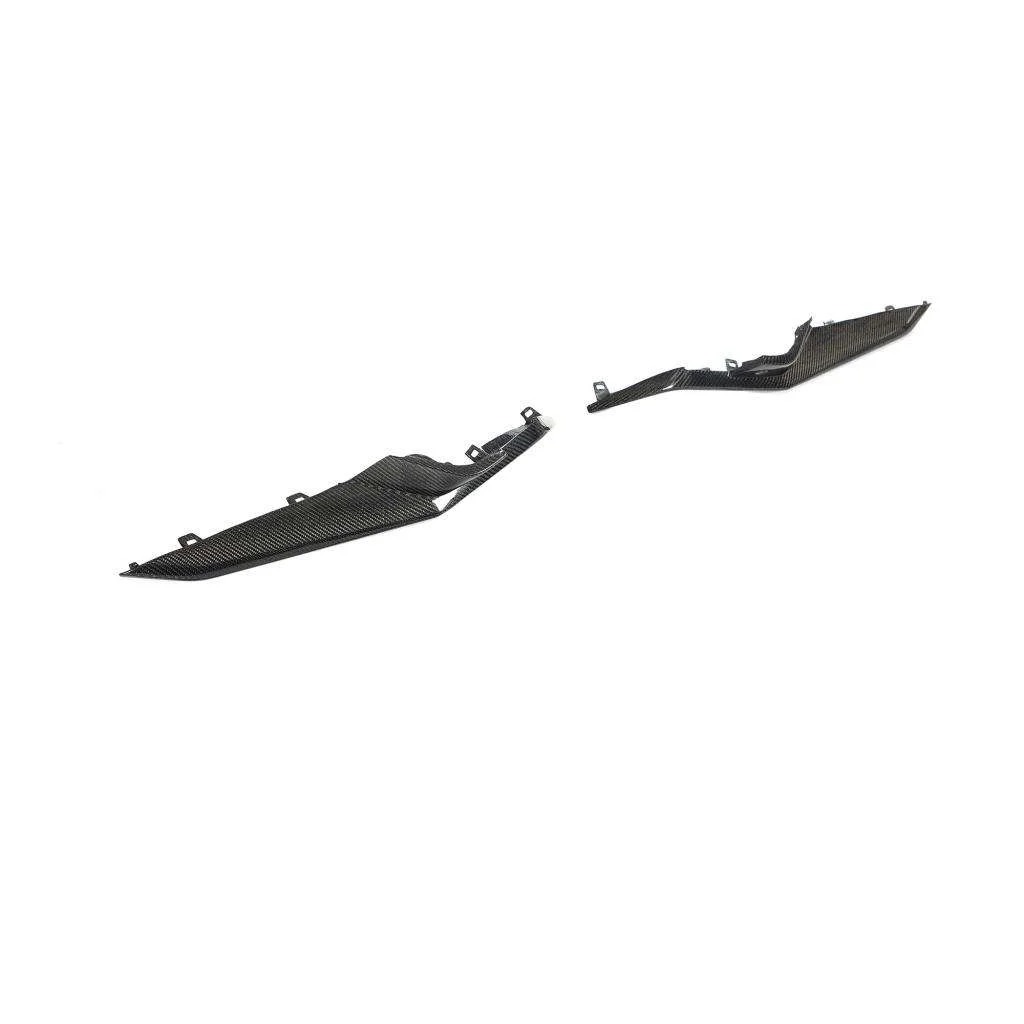 Carbon Fiber Z06 Replacement Type  Front Bumper Fins Front Bumper Canards for  Corvette C8 2022~2023